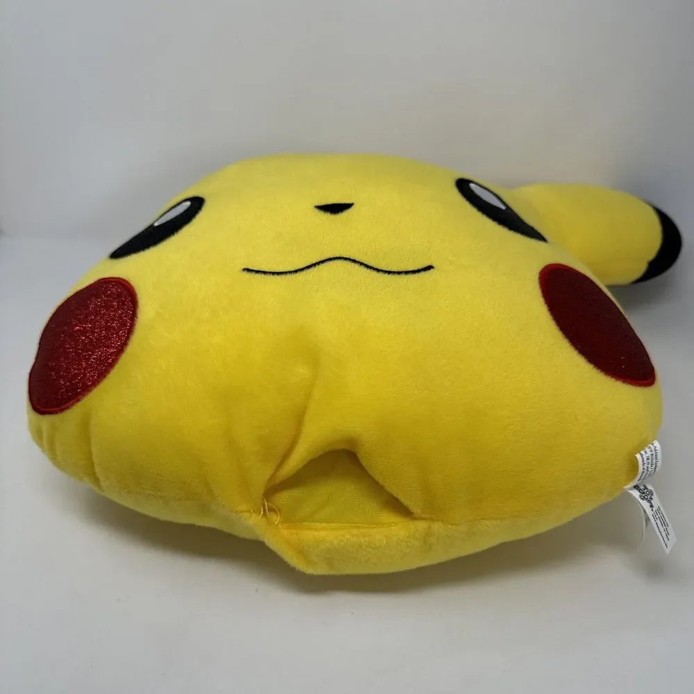 Pokemon Pikachu Plush Pillow Head Doll Plush Animal Toy Factory Glitter Cheeks‎